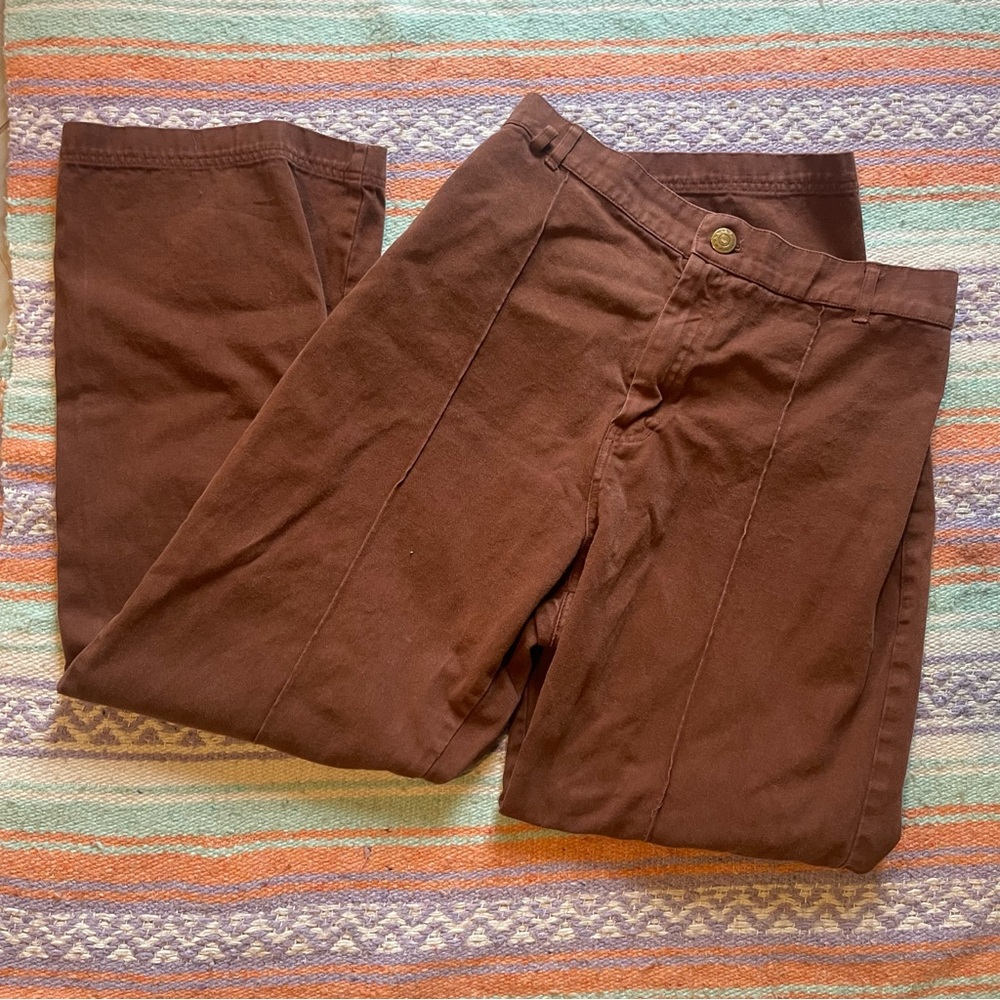 Big Bud Press Brown Western Pants Large 12 14 16 GUC 🤎🤠